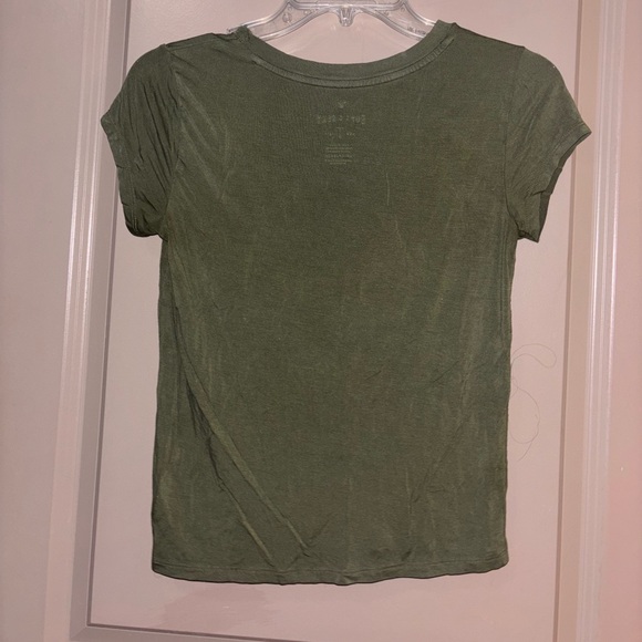 American Eagle Outfitters Sage Green Short Sleeve Tee - Picture 2 of 2